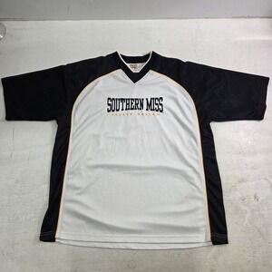 Southern Miss Golden Eagles Men's Sz XL Embroidered Active Shirt Mesh Jersey EUC